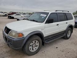 Salvage cars for sale from Copart Houston, TX: 2001 Mitsubishi Montero Sport XLS