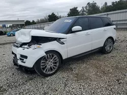 Salvage cars for sale at Memphis, TN auction: 2016 Land Rover Range Rover Sport SC
