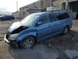 Vehiculos salvage en venta de Copart Fredericksburg, VA: 2006 Honda Odyssey EXL