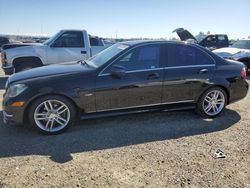 Salvage cars for sale from Copart Antelope, CA: 2012 Mercedes-Benz C 250