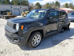 Salvage cars for sale from Copart Mendon, MA: 2017 Jeep Renegade Latitude