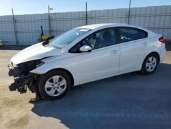 Salvage cars for sale at Antelope, CA auction: 2016 KIA Forte LX