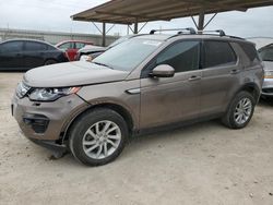 Salvage cars for sale from Copart Temple, TX: 2016 Land Rover Discovery Sport HSE