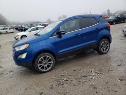 Salvage cars for sale from Copart West Warren, MA: 2018 Ford Ecosport Titanium