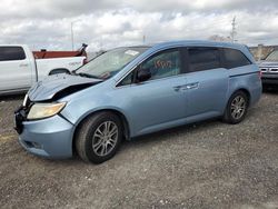 Honda salvage cars for sale: 2012 Honda Odyssey EXL