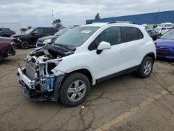 Salvage cars for sale at Woodhaven, MI auction: 2021 Chevrolet Trax 1LT