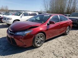 Toyota salvage cars for sale: 2016 Toyota Camry LE