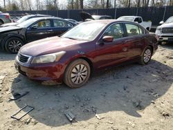 Honda salvage cars for sale: 2009 Honda Accord LX