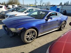 Salvage cars for sale from Copart Woodburn, OR: 2016 Ford Mustang GT