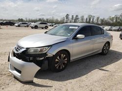 Salvage cars for sale at Houston, TX auction: 2013 Honda Accord LX