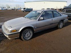 Salvage cars for sale at Rocky View County, AB auction: 1989 Honda Accord EXI