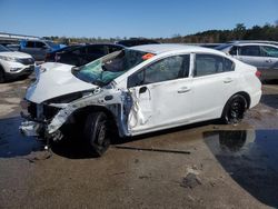 Salvage cars for sale at Harleyville, SC auction: 2015 Honda Civic LX