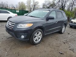 Salvage cars for sale at Baltimore, MD auction: 2012 Hyundai Santa FE Limited
