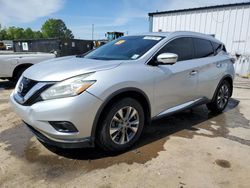 Salvage cars for sale at Shreveport, LA auction: 2016 Nissan Murano S