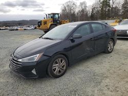 Salvage cars for sale from Copart Concord, NC: 2019 Hyundai Elantra SEL