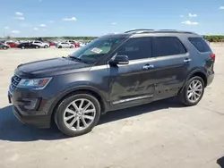 Vehiculos salvage en venta de Copart Grand Prairie, TX: 2017 Ford Explorer Limited