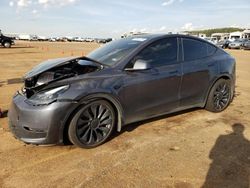 Salvage cars for sale from Copart Longview, TX: 2022 Tesla Model Y