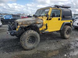 Salvage cars for sale at Eugene, OR auction: 2000 Jeep Wrangler / TJ Sport