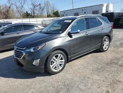 Salvage cars for sale at Bridgeton, MO auction: 2018 Chevrolet Equinox Premier