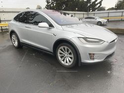 Salvage cars for sale from Copart Vallejo, CA: 2017 Tesla Model X