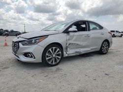 Salvage cars for sale at Arcadia, FL auction: 2020 Hyundai Accent Limited
