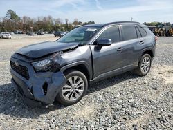 Salvage cars for sale at Tifton, GA auction: 2021 Toyota Rav4 XLE Premium