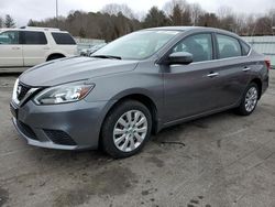 Salvage cars for sale at Assonet, MA auction: 2017 Nissan Sentra S
