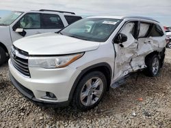 Toyota Highlander salvage cars for sale: 2016 Toyota Highlander Limited