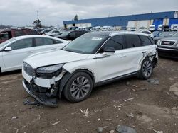 Salvage cars for sale at Woodhaven, MI auction: 2020 Lincoln Corsair Reserve