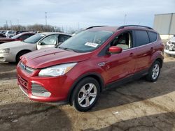 Salvage cars for sale at Woodhaven, MI auction: 2016 Ford Escape SE