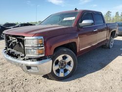 Salvage cars for sale from Copart Houston, TX: 2015 Chevrolet Silverado K1500 LTZ