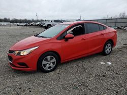 Chevrolet Cruze ls salvage cars for sale: 2016 Chevrolet Cruze LS