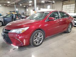 Salvage cars for sale at Blaine, MN auction: 2016 Toyota Camry LE