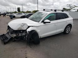 Salvage cars for sale at Miami, FL auction: 2019 Audi Q5 Premium