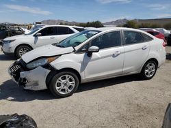 Salvage cars for sale at Las Vegas, NV auction: 2015 Ford Fiesta SE