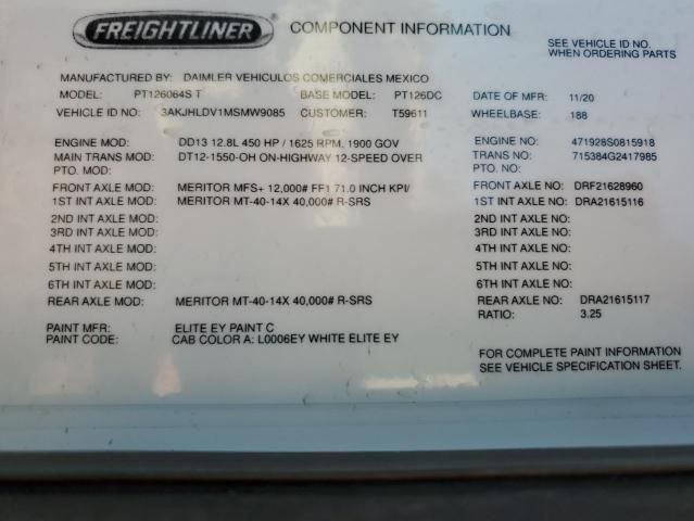 2021 Freightliner Cascadia 126