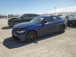 Salvage cars for sale at Indianapolis, IN auction: 2017 Alfa Romeo Giulia TI Q4