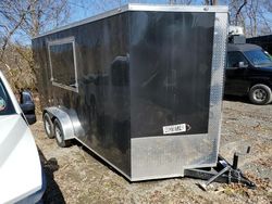 Salvage trucks for sale at Marlboro, NY auction: 2022 Sgac 2022 South Georgia Cargo 7X16 Enclosed Trailer