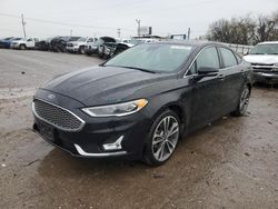 Salvage cars for sale at Oklahoma City, OK auction: 2020 Ford Fusion Titanium