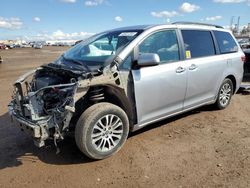 Salvage cars for sale from Copart Phoenix, AZ: 2017 Toyota Sienna XLE