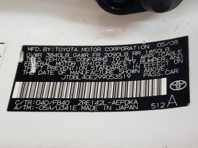 2009 Toyota Corolla Base