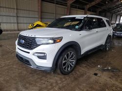Salvage cars for sale from Copart Greenwell Springs, LA: 2022 Ford Explorer ST-Line