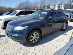 Infiniti FX35 salvage cars for sale: 2005 Infiniti FX35