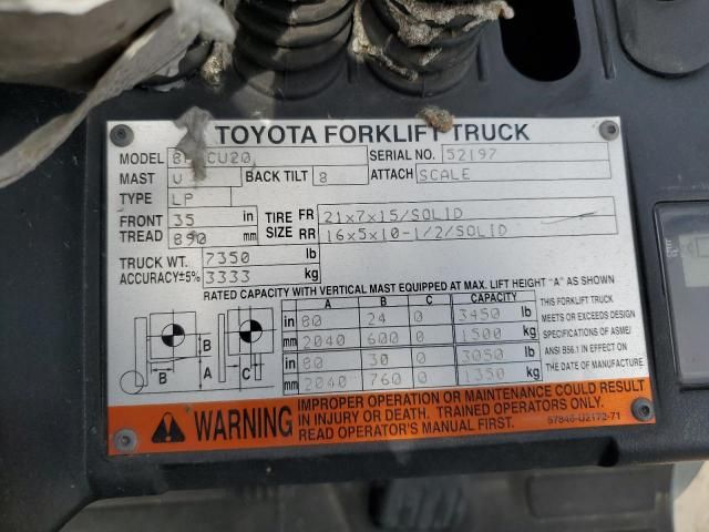 2014 Toyota Forklift