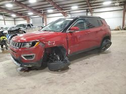 Vehiculos salvage en venta de Copart Lansing, MI: 2018 Jeep Compass Limited