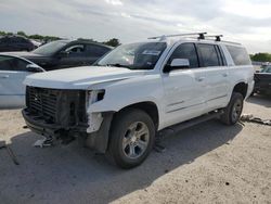 Salvage cars for sale at San Antonio, TX auction: 2017 Chevrolet Suburban K1500 LT