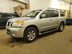 Salvage cars for sale at Ham Lake, MN auction: 2009 Nissan Armada SE