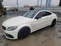 Salvage cars for sale from Copart Windsor, NJ: 2018 Mercedes-Benz C 63 AMG-S