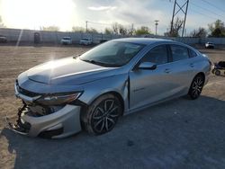 Salvage cars for sale at Oklahoma City, OK auction: 2020 Chevrolet Malibu RS