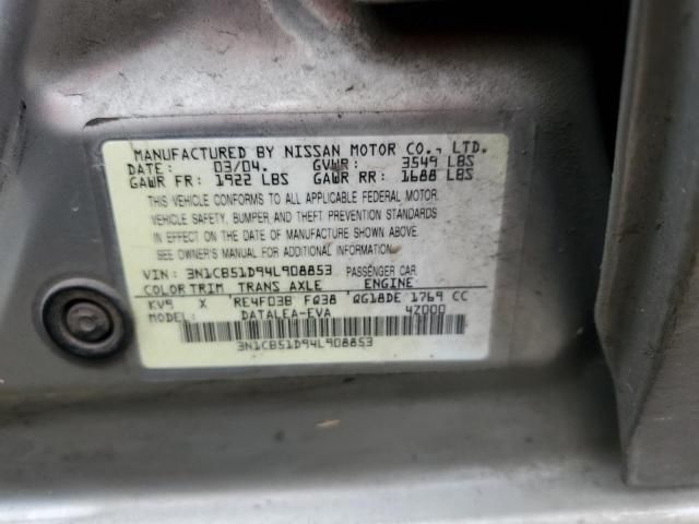 2004 Nissan Sentra 1.8